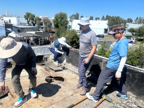 교회 지붕 공사(7/21-26)